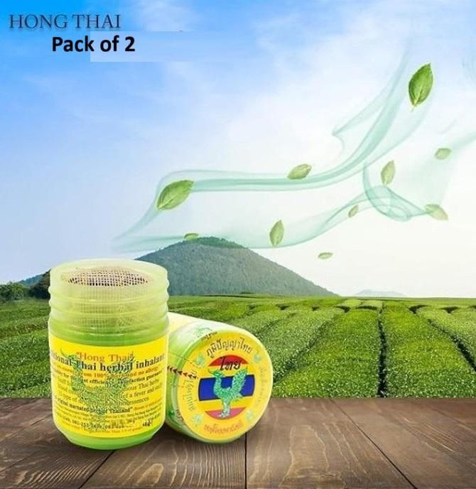 Hong Thai Traditional Herbal Inhaler 100ml Pack of 2