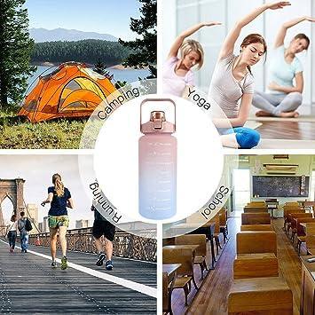 Pack of 3 Motivational Water Bottles