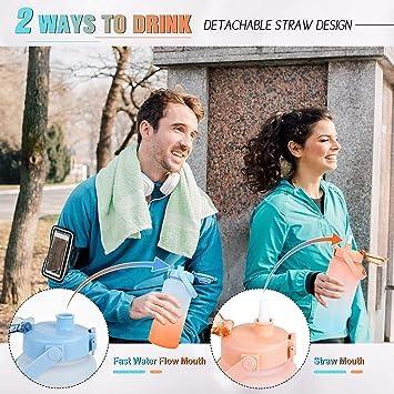 Pack of 3 Motivational Water Bottles