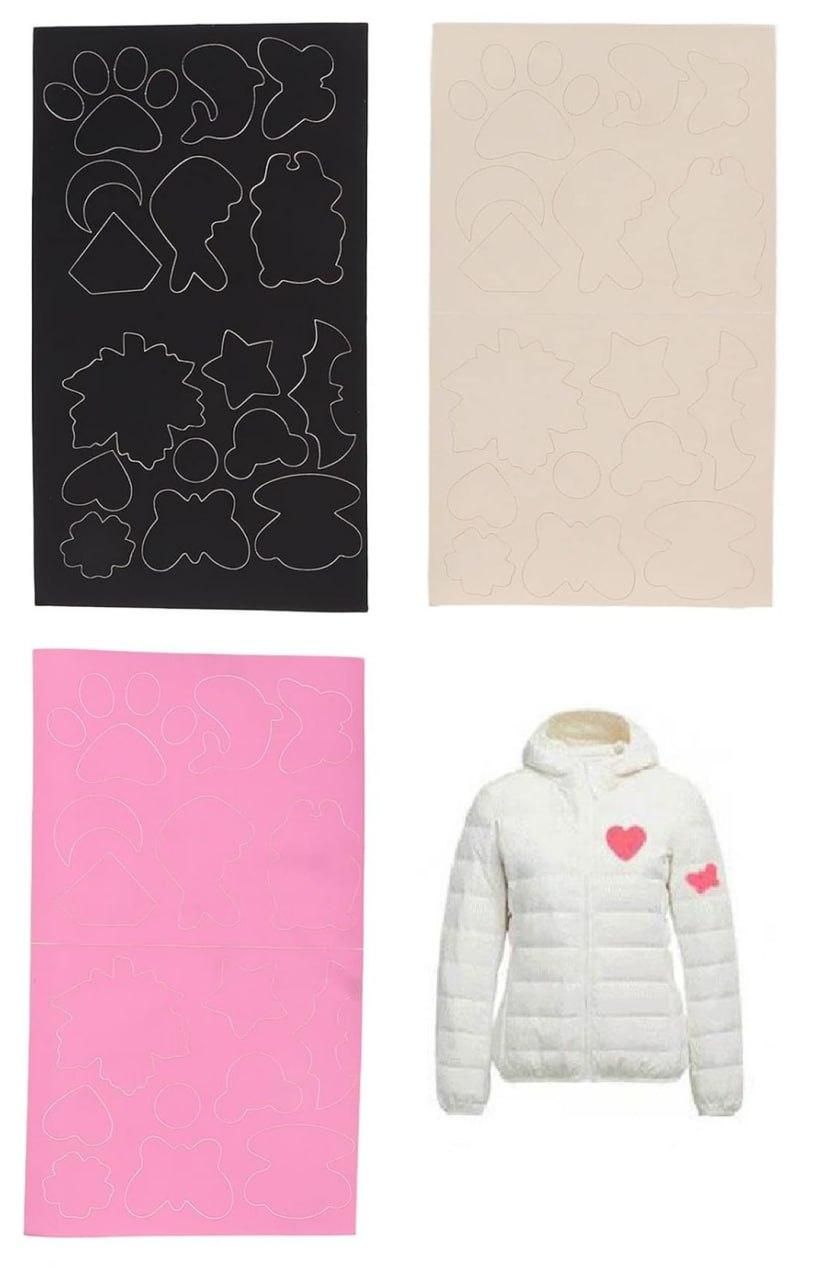 Fabric Patch Sticker (2 Sheets) Self Adhesive